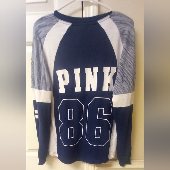 #126 VS PINK 86 Jersey Style Crew 💙 - Picture 3 of 4